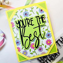 Stamps of Life Happy Thoughts Octagonal Side-Fold A2 Card Kit