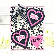 Stamps of Life Heart-Design Flip-It Card Kit