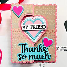 Stamps of Life Heart-Design Flip-It Card Kit