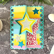 Stamps of Life Stars Flip-It Interactive A2 Card Stamp and Die Set
