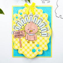 Stamps of Life Turkey Time Stamp, Die and Stencil Kit