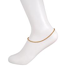 Stately Steel Rope Chain Ankle Bracelet