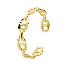 Stately Steel Stainless Steel Knot Cuff Bangle Bracelet