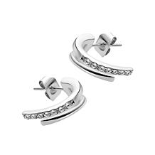 Stately Steel Stainless Steel Pixie Earrings