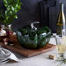 Staub Cast Iron 3.5-qt Pumpkin Cocotte w/Stainless Stem