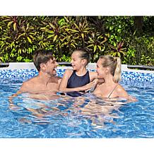 Steel Pro MAX 15' x 48" Prismatic Stone Above Ground Pool Set