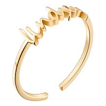 Sterling Silver Petite Name Ring