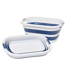 StoreSmith Collapsible Laundry Baskets - Set of 2