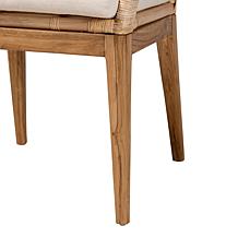 Storsel Tropical Teak & Rattan Dining Chair