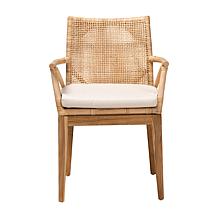 Storsel Tropical Teak & Rattan Dining Chair