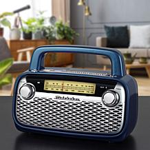 Studebaker Portable Stereo with AM/FM Radio & Bluetooth