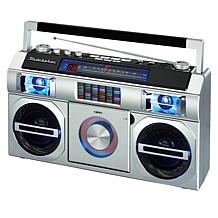 Studebaker Retro Bluetooth Boombox w/CD Player, Radio & Cover