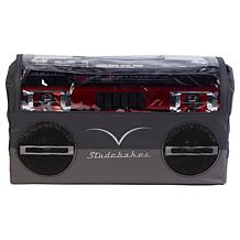Studebaker Retro Bluetooth Boombox w/CD Player, Radio & Cover