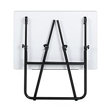 Studio Designs Black/White Foldable Table w/ Adjustable Top & Height