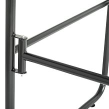 Studio Designs Black/White Foldable Table w/ Adjustable Top & Height