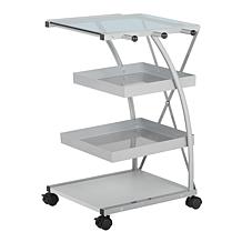 Studio Designs Triflex 4-Tier Metal Mobile Organizer Cart