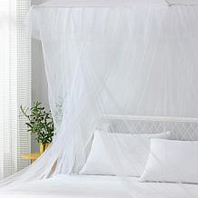 Sultana Square Collapsible Umbrella Sheer Mosquito Bed Canopy