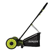 Sun Joe 16" Manual Reel Mower with Grass Catcher