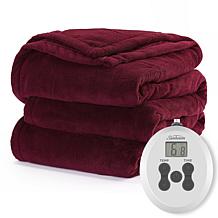 Sunbeam Bordeaux Ultralush Heated Blanket
