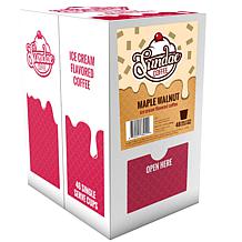 Sundae Ice Cream Flavored Coffee Pods Maple Walnut, 48-Count