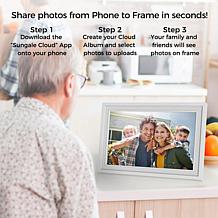 Sungale 10.1" Cloud Frame - Black