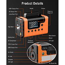 Sungale Car Jump Starter with Air Compressor and Vacuum Cleaner