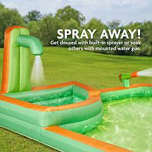 Sunny & Fun Four Corner Inflatable Water Slide Park