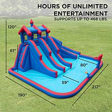 Sunny & Fun Mega Sport Inflatable Triple Slide Water Park
