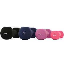 Sunny Health and Fitness 10lb. Neoprene Dumbbells