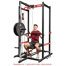 Sunny Health & Fitness Lat Pull Down Attachment for Power Racks