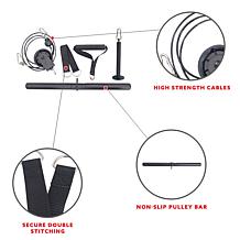 Sunny Health and Fitness Lat PullDown Attachment for Power Racks/Cages