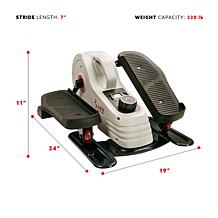 Sunny Health and Fitness Magnetic Under Desk Elliptical