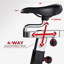 Sunny Health and Fitness SF-B1002 Belt Drive Indoor Cycling Bike