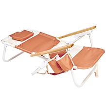 SUNNYLiFE Deluxe Beach Chair Terracotta Fabric Lounger Seat 
