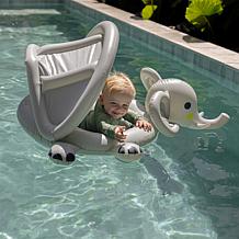 SunnyLiFE Eli the Elephant Grey Baby Pool Float