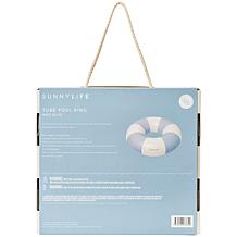 SUNNYLiFE La Mer Med Inflatable Blue Pool Ring Float 41.7"