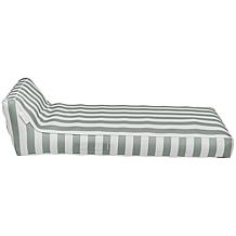 SUNNYLiFE Luxe Lie-On Lounger Inflatable Pool Float - Seagrass Stripe