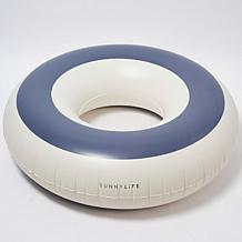 SUNNYLiFE Marine Navy Inflatable Pool Ring 41.7" Float