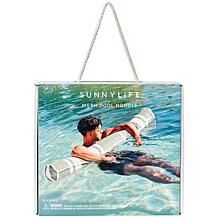 SUNNYLiFE Mesh Pool Noodle - Seagrass Eucalyptus Stripe