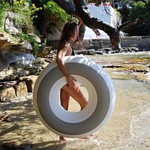 SUNNYLiFE Seagrass Inflatable Tube Pool Ring Float 41.7"