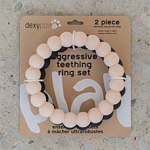 SuperChew Rings Aggressive Chew Toy 2-pack