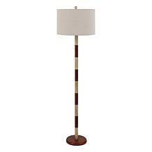 Suzy 62" Cream Brown Resin Floor Lamp