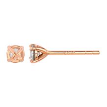Suzy Levian 14K Gold 0.50ctw Diamond Stud Earrings