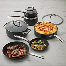 T-fal C517SA64 Pro Grade 10 Piece Cookware Set, Black