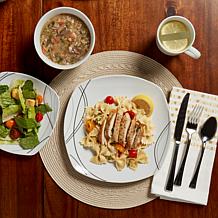 Tabletops Gallery Alec 16-Piece Dinnerware Set - Service for 4