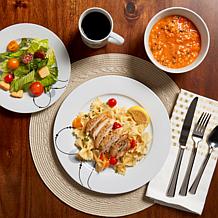 Tabletops Gallery Jacqueline 16-Piece Dinnerware Set - Service for 4