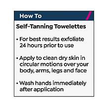 TanTowel® Half-Body Classic Towelettes - 12-pack