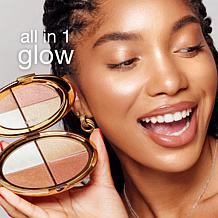 tarte Glow Wardrobe Lifting Eye & Cheek Palette with Blush Brush