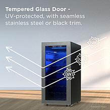 TCL 38-Bottle 3.4 Cubic-foot Wine Cooler with LED Lighting