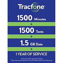 TCL 50 XE 5G 6.5" Tracfone with 1500 Talk/Text/Data for 1 Year Plan